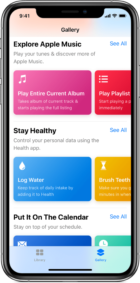 Shortcuts app