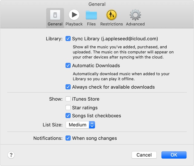 iCloud Music Library on Windows PC