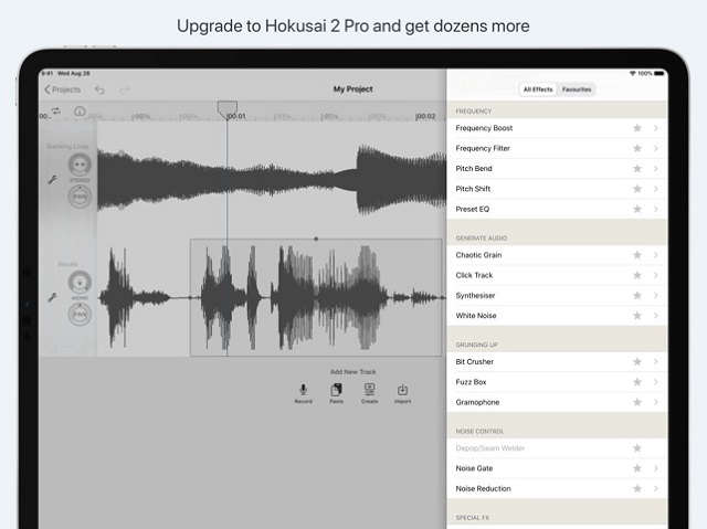Hokusai Audio Editor Apps