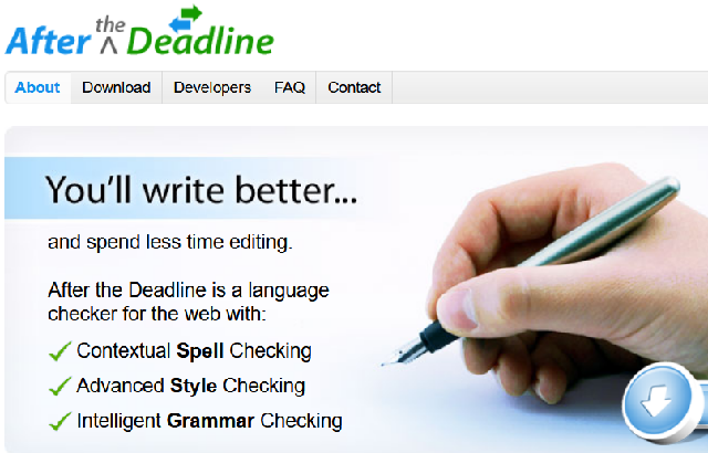 Grammarly Alternative after the deadline