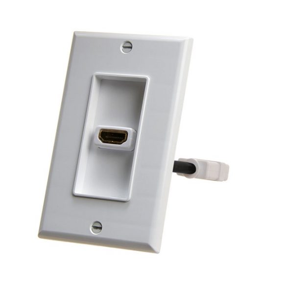 Cmple HDMI Wall Plate 2 Port