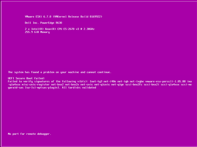 Purple Screen of Death | PSoD Trouble Shooting