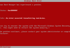 Red Screen of Death (RSoD)– How To Fix?