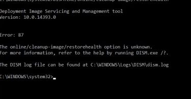 What is DISM Error 87, How to Resolve It?