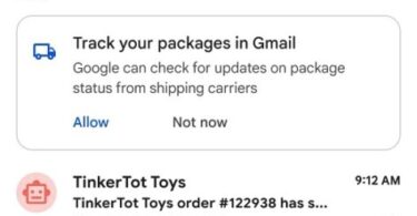 Gmail Package Tracking App