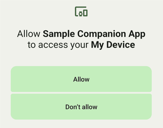 Companion Device Manager