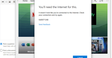 How to Fix “Error Code 0x800713AB” in Microsoft Store?