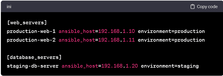 Variable Assignments