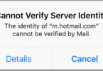 iPhone Cannot Verify Server Identity