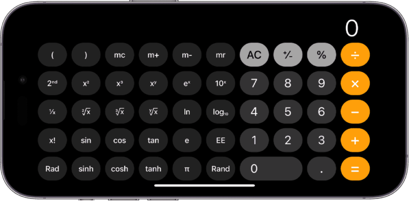 How to Open the Scientific Calculator on Your iPhone