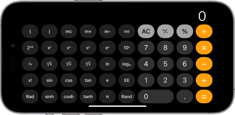 How to Open Scientific Calculator on iPhone?