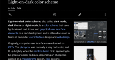 Dark Mode