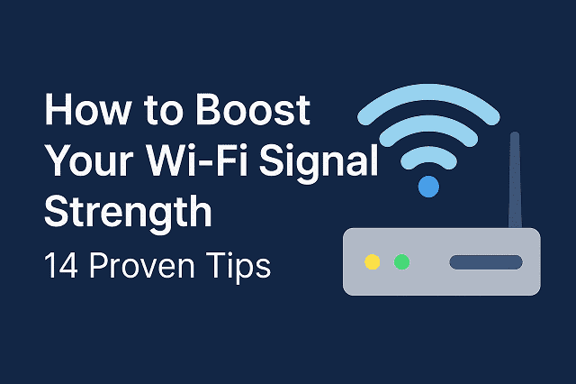 How to Boost Your Wi-Fi Signal Strength