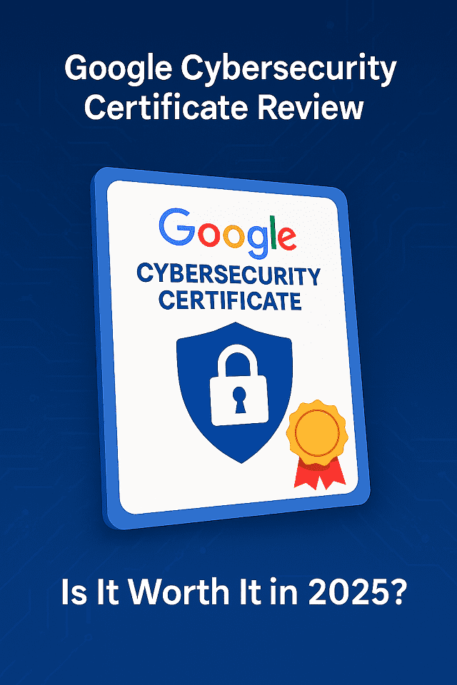Google Cybersecurity Certificate Review