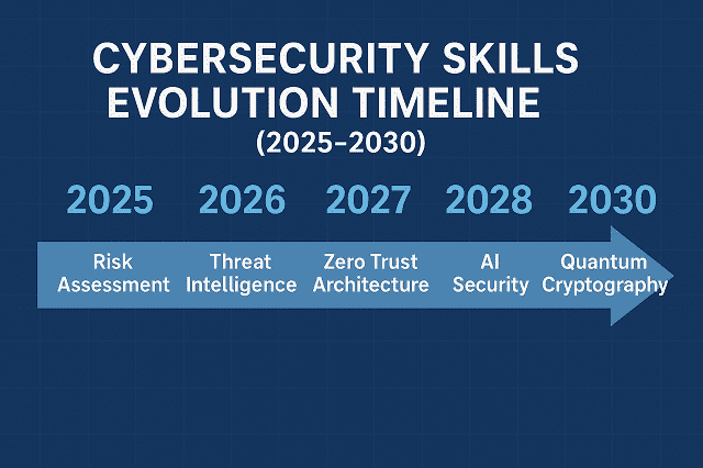 Cybersecurity Skills Evolution timeline
