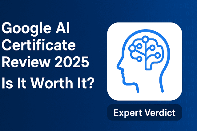 Google AI Certificate Review 2025