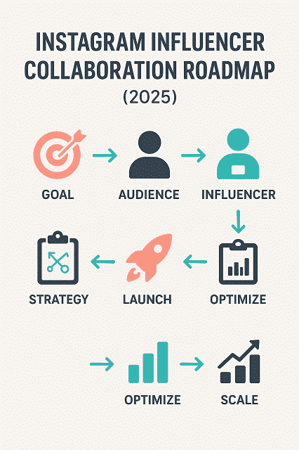 Influencer collaboration road map