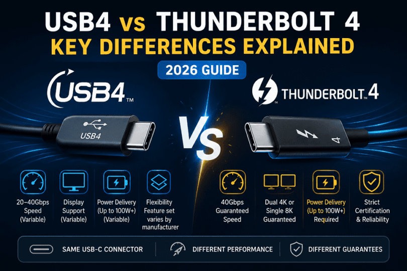 USB4 vs Thunderbolt 4 Key Differences Explained