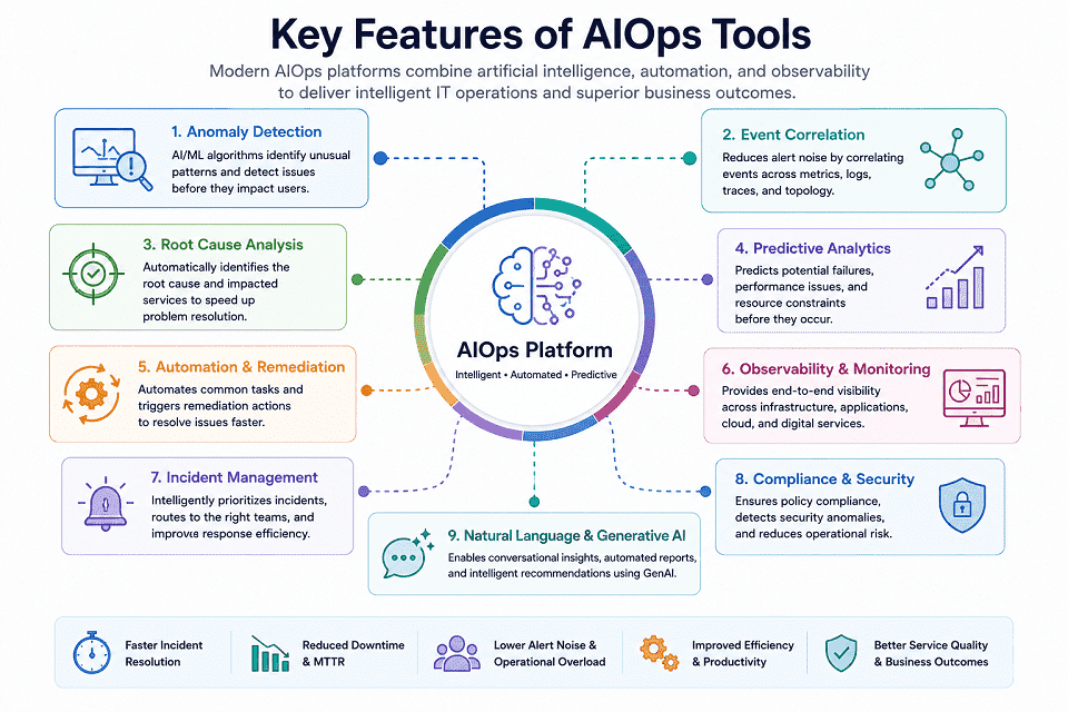Key Features of AIOps Tools