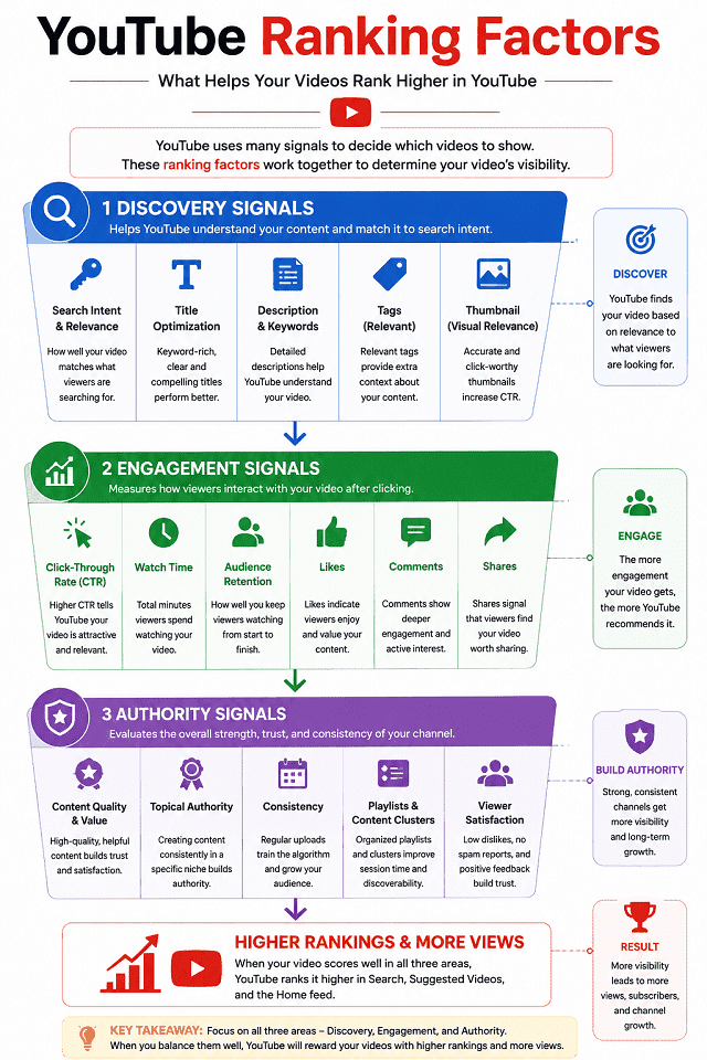 YouTube Ranking Factors