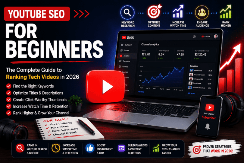 YouTube SEO for Beginners: How to Rank Tech Videos