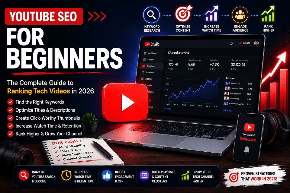 YouTube SEO for Beginners: How to Rank Tech Videos