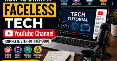 How to Start a Faceless Tech YouTube Channel