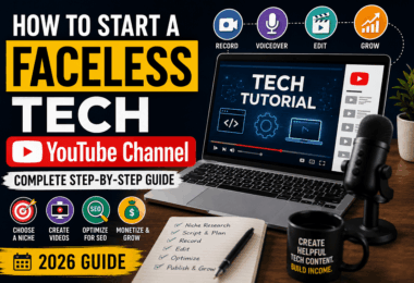 How to Start a Faceless Tech YouTube Channel