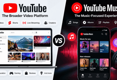 YouTube vs YouTube Music: What's the Difference?