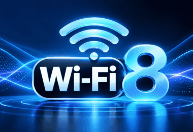 Wi-Fi 8 router and wireless devices illustrating IEEE 802.11bn connectivity