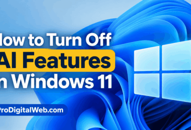 How to Turn Off AI Features in Windows 11 (Complete Guide)