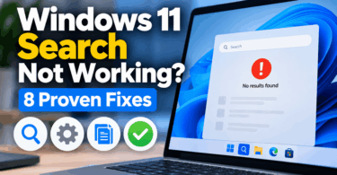 Windows 11 Search Not Working Ways to Fix It