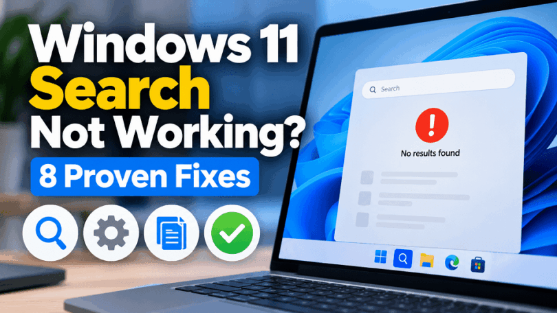 Windows 11 Search Not Working Ways to Fix It